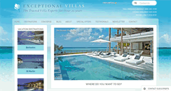 Desktop Screenshot of exceptionalvillas.com